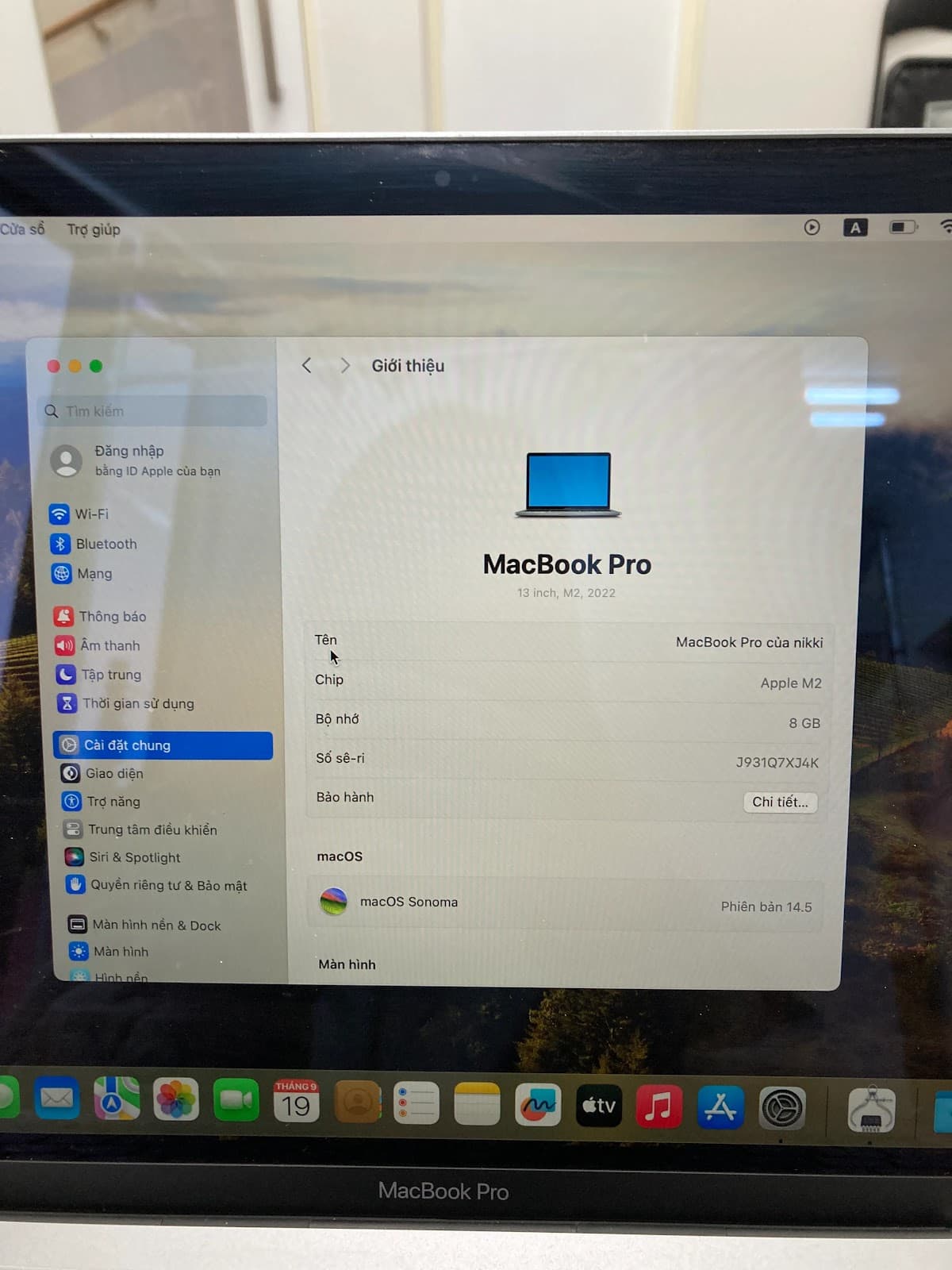 MacbookPro M2 13-inch 8GB/256GB Gray